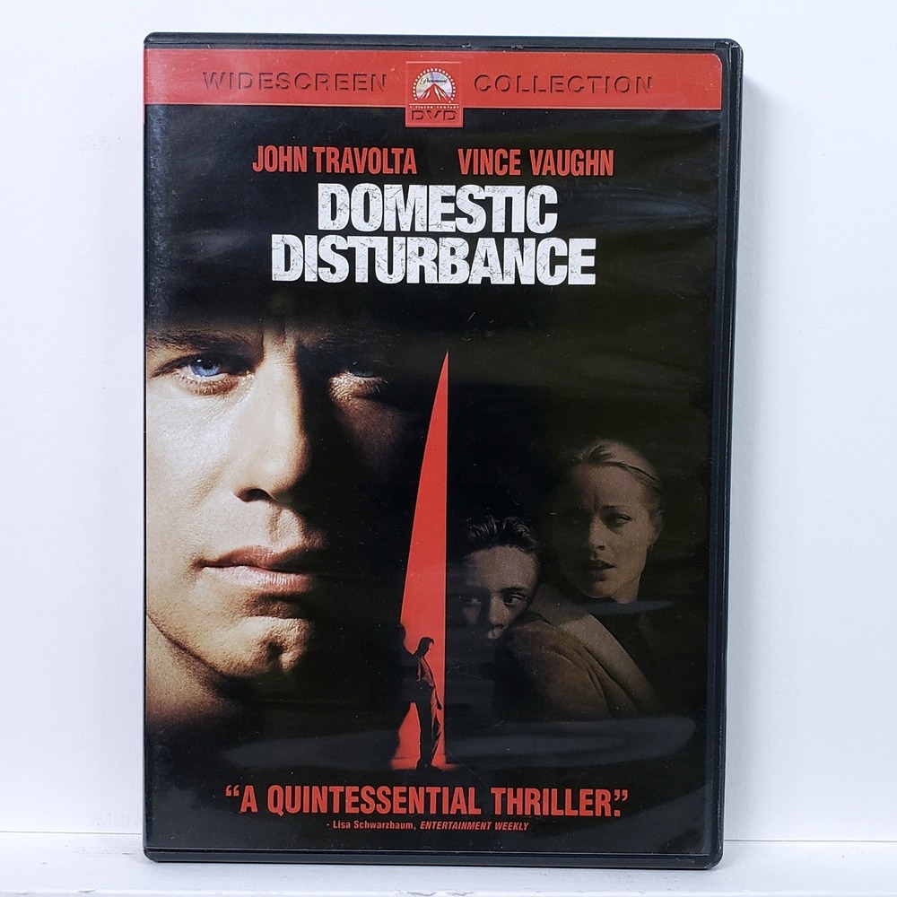 Domestic Disturbance DVD John‎ Travolta Vince Vaughn Widescreen Collection